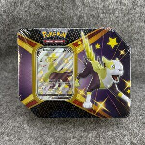 ✅Pokemon TCG Shining Fates Tin Shiny Boltund V NEW/SEALED Foil Card Booster Pack
